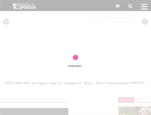 Tablet Screenshot of circulodepoesia.com